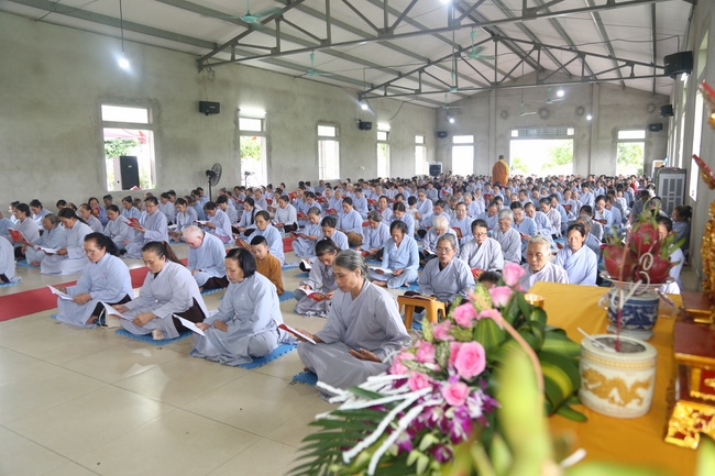 Lễ cầu siêu và chuẩn bị đại lễ Vu Lan 2018 tại chùa Đống Cao - Thanh Hóa