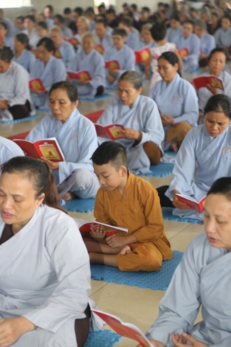 Lễ cầu siêu và chuẩn bị đại lễ Vu Lan 2018 tại chùa Đống Cao - Thanh Hóa