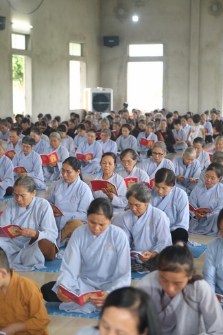 Lễ cầu siêu và chuẩn bị đại lễ Vu Lan 2018 tại chùa Đống Cao - Thanh Hóa