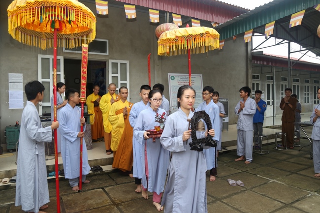 Lễ cầu siêu và chuẩn bị đại lễ Vu Lan 2018 tại chùa Đống Cao - Thanh Hóa