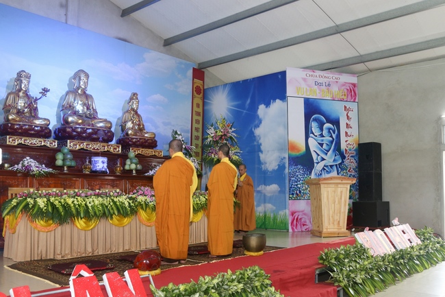 Lễ cầu siêu và chuẩn bị đại lễ Vu Lan 2018 tại chùa Đống Cao - Thanh Hóa