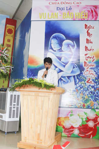 Celebrating a requiem and preparation of Ullambana ceremony in 2018 at Dong Cao Pagoda - Thanh Hoa