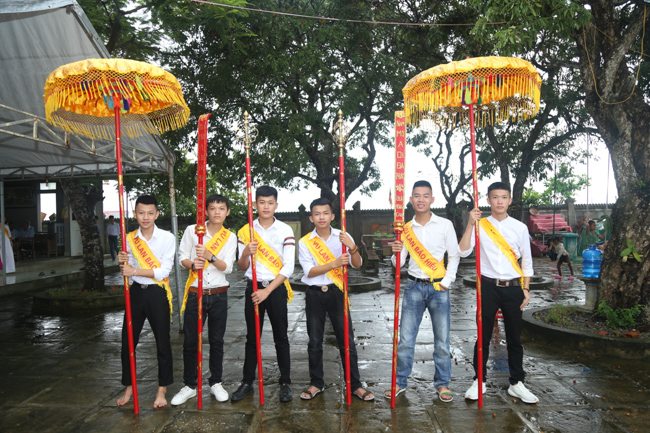 Celebrating a requiem and preparation of Ullambana ceremony in 2018 at Dong Cao Pagoda - Thanh Hoa