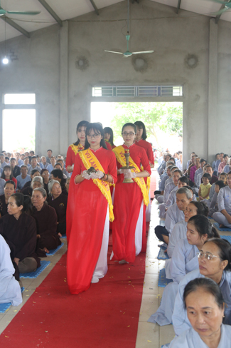 Celebrating a requiem and preparation of Ullambana ceremony in 2018 at Dong Cao Pagoda - Thanh Hoa