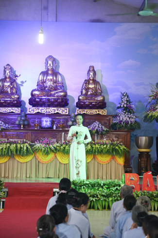 Celebrating a requiem and preparation of Ullambana ceremony in 2018 at Dong Cao Pagoda - Thanh Hoa