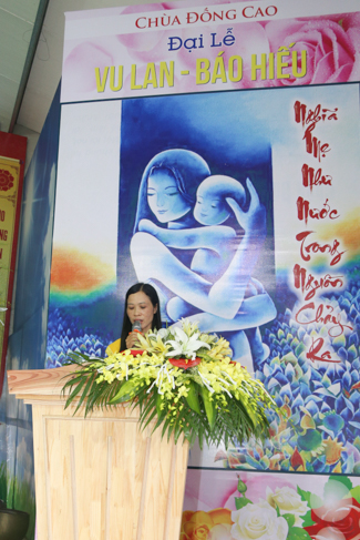 Celebrating a requiem and preparation of Ullambana ceremony in 2018 at Dong Cao Pagoda - Thanh Hoa