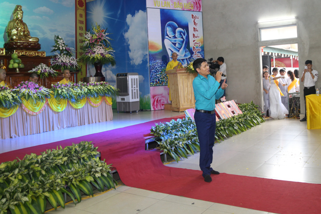 Celebrating a requiem and preparation of Ullambana ceremony in 2018 at Dong Cao Pagoda - Thanh Hoa
