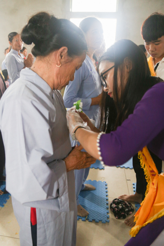 Celebrating a requiem and preparation of Ullambana ceremony in 2018 at Dong Cao Pagoda - Thanh Hoa