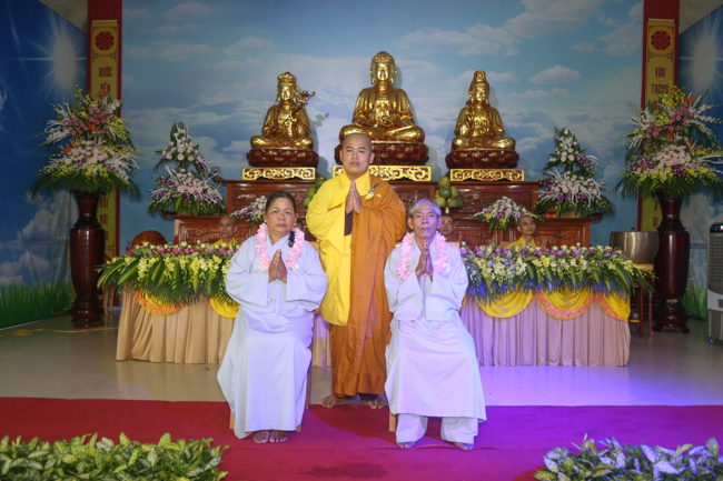 Celebrating a requiem and preparation of Ullambana ceremony in 2018 at Dong Cao Pagoda - Thanh Hoa