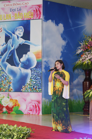 Celebrating a requiem and preparation of Ullambana ceremony in 2018 at Dong Cao Pagoda - Thanh Hoa