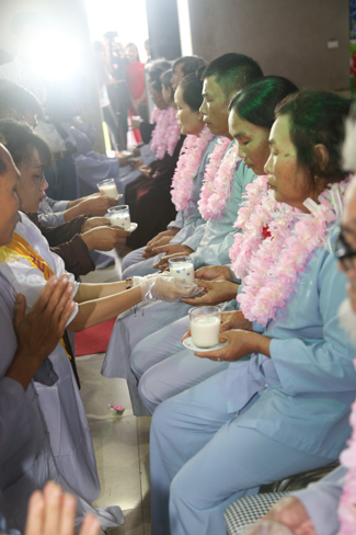 Celebrating a requiem and preparation of Ullambana ceremony in 2018 at Dong Cao Pagoda - Thanh Hoa
