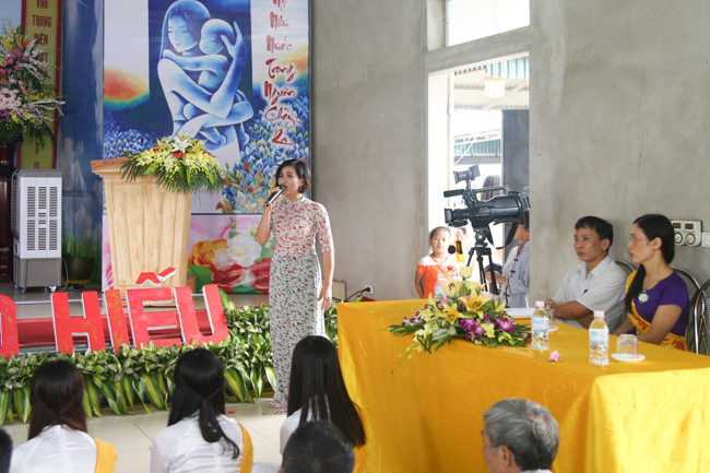Celebrating a requiem and preparation of Ullambana ceremony in 2018 at Dong Cao Pagoda - Thanh Hoa