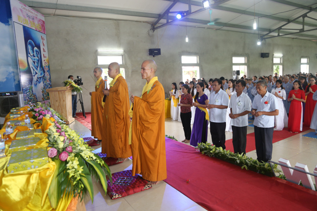 Celebrating a requiem and preparation of Ullambana ceremony in 2018 at Dong Cao Pagoda - Thanh Hoa