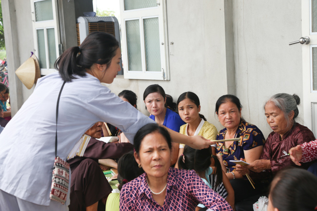 Celebrating a requiem and preparation of Ullambana ceremony in 2018 at Dong Cao Pagoda - Thanh Hoa