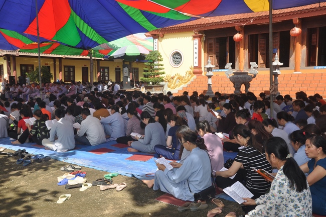 Ullambana Ceremony at Tieu Dao pagoda – Quang Ninh Province