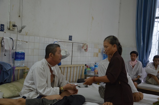 Gifts to the Oncology Hospital in Ho Chi Minh City