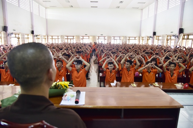 Chia sẻ đạo lý tại khu quân sự Hòa An, đại học FPT Cần Thơ