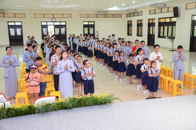 Gia Đình Phật Tử tổ chức lễ Vu Lan Báo Hiếu