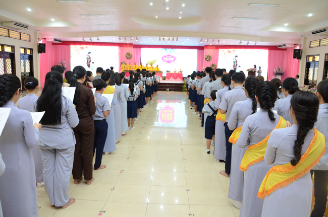 Gia Đình Phật Tử tổ chức lễ Vu Lan Báo Hiếu