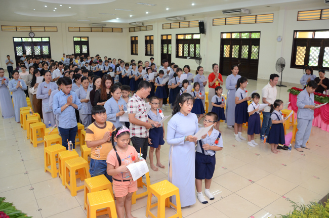 Gia Đình Phật Tử tổ chức lễ Vu Lan Báo Hiếu