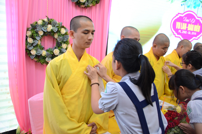 Gia Đình Phật Tử tổ chức lễ Vu Lan Báo Hiếu