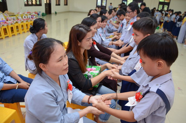 Gia Đình Phật Tử tổ chức lễ Vu Lan Báo Hiếu