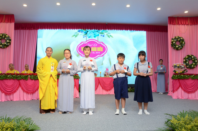 Gia Đình Phật Tử tổ chức lễ Vu Lan Báo Hiếu