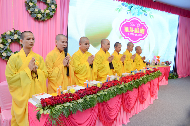 Gia Đình Phật Tử tổ chức lễ Vu Lan Báo Hiếu