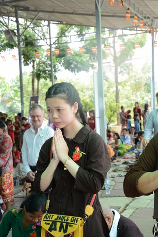 Ullambana Ceremony at Cambodia Hoang Phap Pagoda