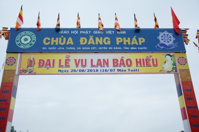 Ullambana Ceremony at Dang Phap pagoda – Binh Phuoc Province.