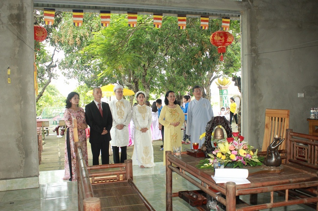 The wedding ceremony at Dong Cao – Thanh Hoa province.