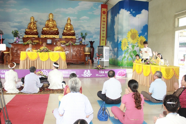 The wedding ceremony at Dong Cao – Thanh Hoa province.