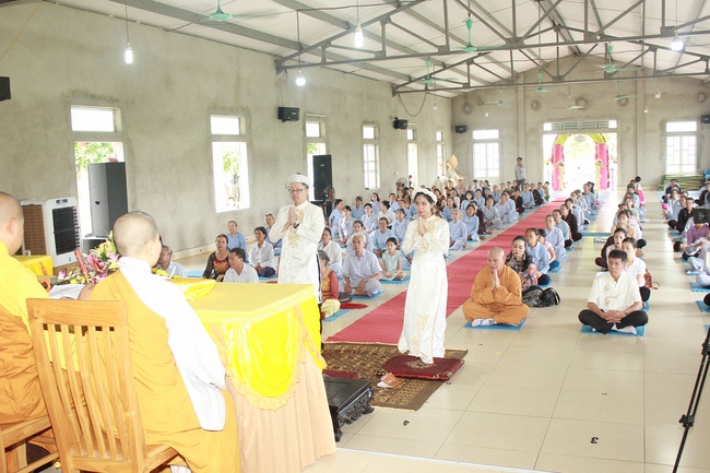 The wedding ceremony at Dong Cao – Thanh Hoa province.