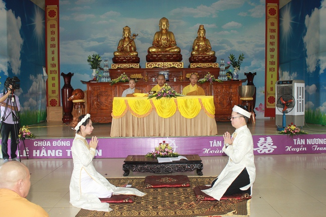 The wedding ceremony at Dong Cao – Thanh Hoa province.