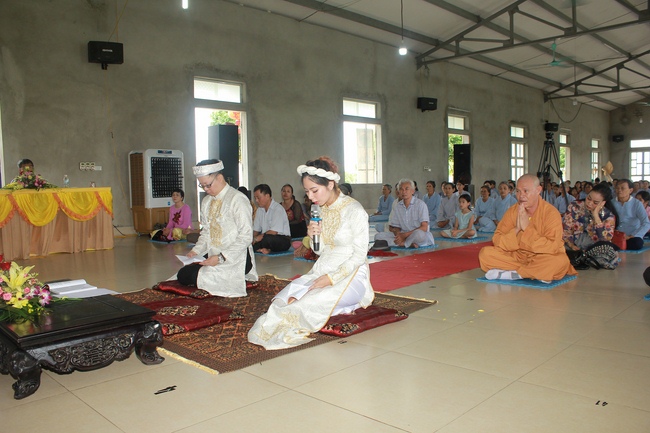 The wedding ceremony at Dong Cao – Thanh Hoa province.