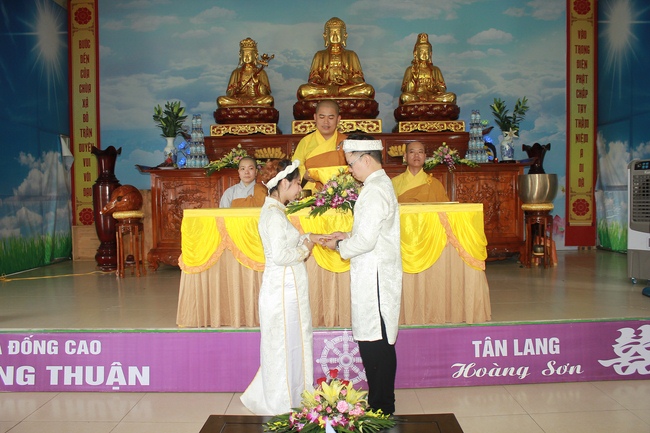 The wedding ceremony at Dong Cao – Thanh Hoa province.