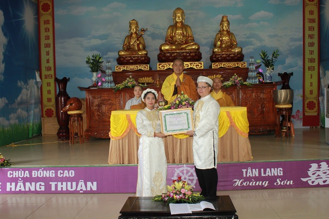 The wedding ceremony at Dong Cao – Thanh Hoa province.