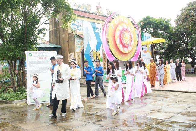The wedding ceremony at Dong Cao – Thanh Hoa province.