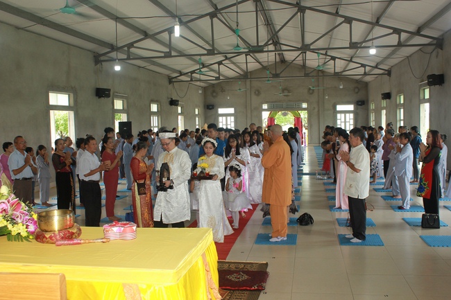The wedding ceremony at Dong Cao – Thanh Hoa province.
