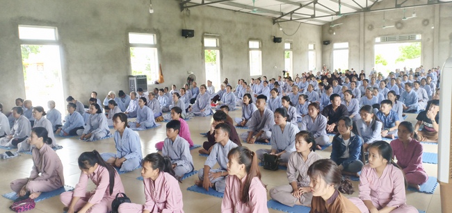 One-day retreat course at Dong Cao – Thanh Hoa province