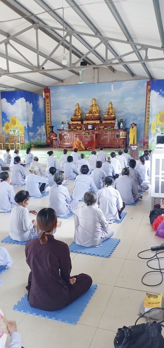 One-day retreat course at Dong Cao – Thanh Hoa province