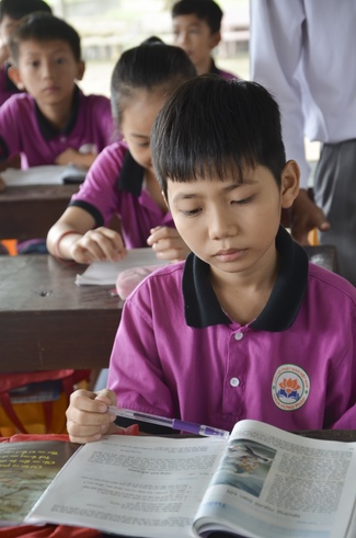 Charity work and houses at Binh Thuan Province