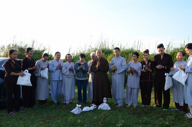 Charity work and houses at Binh Thuan Province