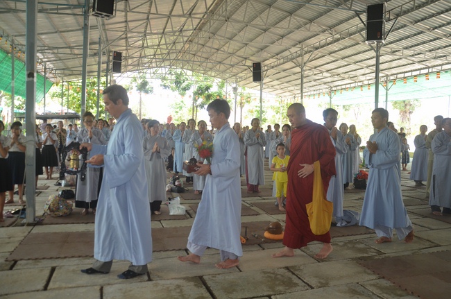 One - Day Cultivation of reciting the Buddha’s name at Hoang Phap pagoda in Cambodia
