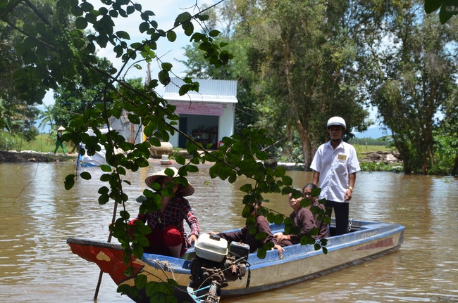Handing over two charity houses and releasing creatures in Kien Giang