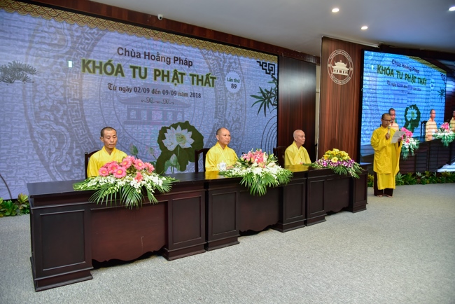 Opening The 89th Seven-Day Retreat