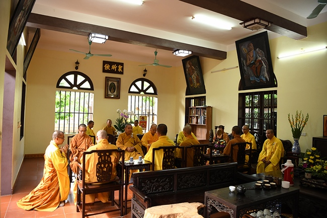 The Buddhist Festival chanting Ksihitigarbha on occasion of the great Ullambana Ceremony  at Hoa Phuc Pagoda – Hanoi