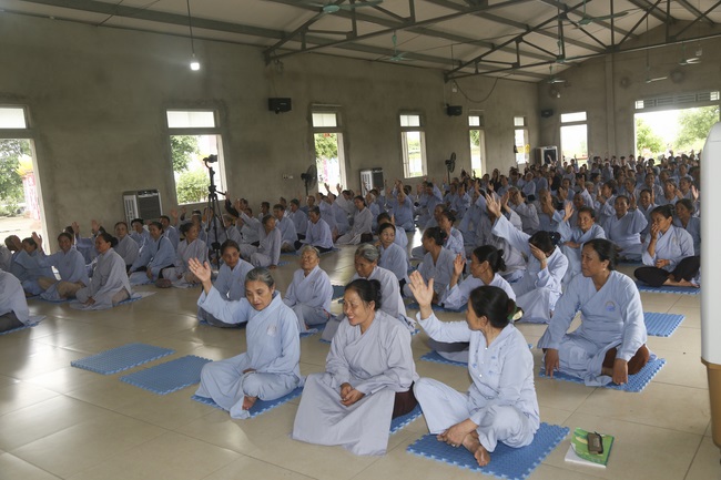 One - Day Cultivation at Dong Cao Pagoda in Thanh Hoa province.