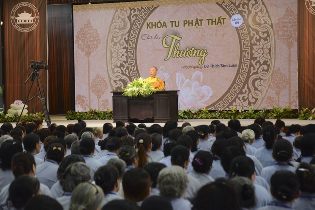 “Love Spreading in Buddhism” – Dharma Talk in the 89th Seven-Day Retreat