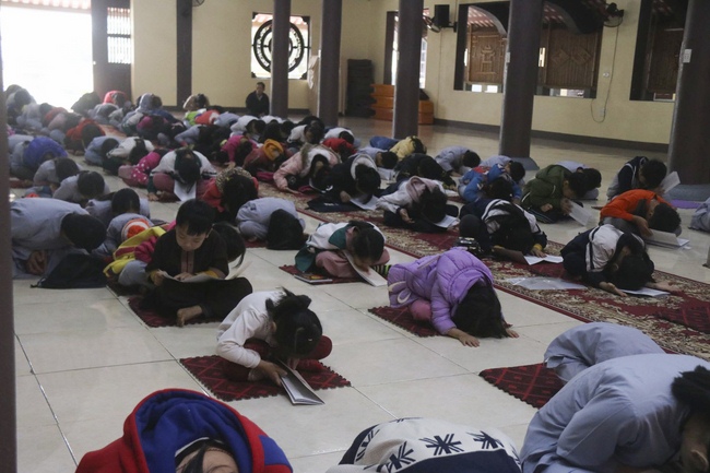 The playground “Sowing of Viet Lotus Seeds” on lunar Dec. in the Dog year